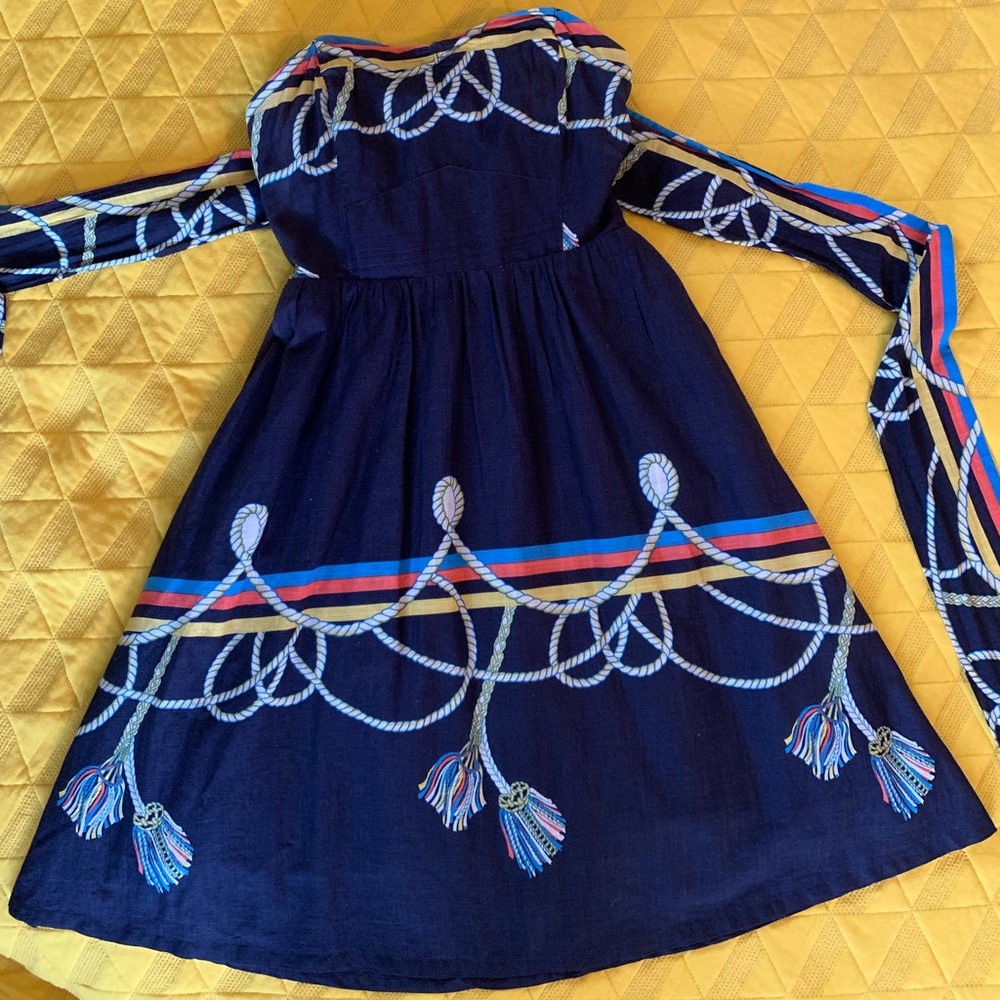 Anthropologie Wakana Koike strapless dress